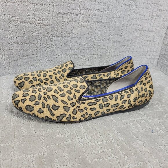 Rothy's The Loafer Womens Size US 9.5 Round Toe Spotted Leopard Slip On Shoes - Picture 2 of 12